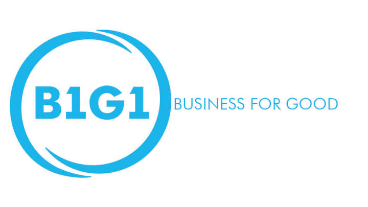 B1G1: Business for Good: Started by a group of small business people, B1G1 aims to make a difference one outcome at a time by encouraging a culture of giving through day to day activity.